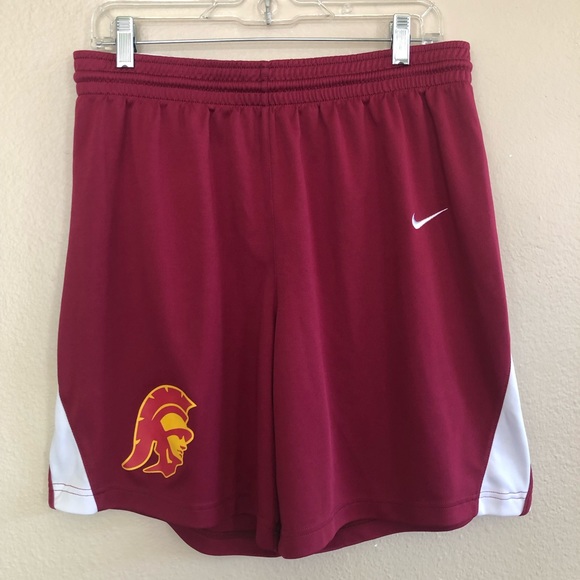 Nike Other - Nike Dri-Fit USC Trojans Logo Performance Contrast Trim Shorts Size XL